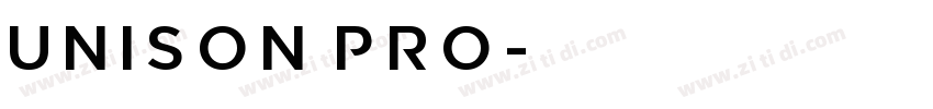 unison pro字体转换